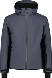Funktionsjacke , Herren, Gr. 50, grau, Web, Obermaterial: 100% Polyester. Futter: 100% Polyester. Wattierung: 100% Polyester, kontrastfarbene Details, sportlich, Langarm, Jacken