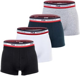 Boxershorts Boxershort 4er Pack , Herren, Gr. XXL, schwarz, wei, grau, blau, Obermaterial: 95% Baumwolle CO. 5% Elasthan EL., Unterhosen