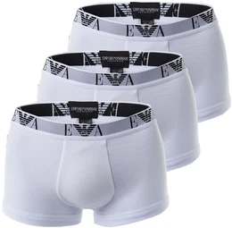 Boxershorts Boxershort 3er Pack , Herren, Gr. S, wei, Obermaterial: 95% Baumwolle CO. 5% Elasthan EL., Unterhosen