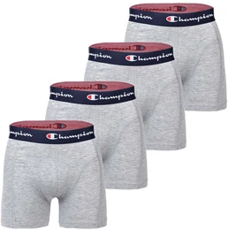 Boxershorts Boxershort 4er Pack , Herren, Gr. M, grau (hellgrau meliert), Obermaterial: 95% Baumwolle CO. 5% Elasthan EL., Unterhosen