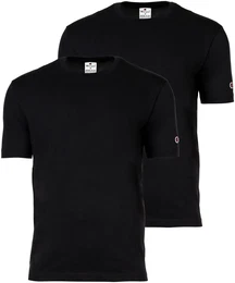 T-Shirt T-Shirt 2er Pack , Herren, Gr. M, schwarz, Obermaterial: 100% Baumwolle CO., Kurzarm, Shirts