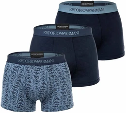 Boxershorts Boxershort Pure Cotton 3er Pack , Herren, Gr. L, marine, blau, Obermaterial: 100% Baumwolle CO., Unterhosen