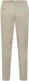Chinohose Style FABIO IN , Herren, Gr. 38, Lnge 30, beige, 97% Baumwolle, 3% Elasthan, Hosen