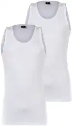 Unterhemd Unterhemd 1er Pack Gr. XXL, N-Gr, wei, Herren, Obermaterial: 95% Baumwolle CO. 5% Elasthan EL., Unterhemden