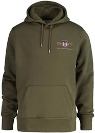 Sweatshirt Sweatshirt REGULAR MEDIUM ARCHIVE SHIELD HOODIE , Herren, Gr. XXL, grn, Obermaterial: 78% Baumwolle CO. 22% Polyester PES., Sweatshirts