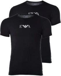 T-Shirt T-Shirt 2er Pack , Herren, Gr. XXL, schwarz, Obermaterial: 95% Baumwolle CO. 5% Elasthan EL., Kurzarm, Shirts