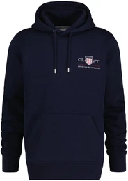 Sweatshirt Sweatshirt REGULAR MEDIUM ARCHIVE SHIELD HOODIE , Herren, Gr. M, blau, Obermaterial: 78% Baumwolle CO. 22% Polyester PES., Sweatshirts