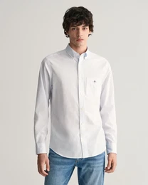 Langarmhemd REG POPLIN BANKER SHIRT , Herren, Gr. XXXL, N-Gr, blau (light blau), Web, Obermaterial: 100% Baumwolle, casual, Langarm, Hemden, Banker Stripe Popeline, leichte Baumwolle