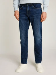 Straight-Jeans CORE DENTON , Herren, Gr. 36, Lnge 36, blau (dunkelblau), Denim/Jeans, Obermaterial: 94% Baumwolle, 4% Elastomultiester, 2% Elasthan, casual, straight fit, Jeans