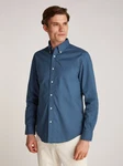 TOMMY HILFIGER Hemd FLEX Hellblau/Dunkelblau/Blau