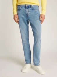 Straight-Jeans , Herren, Gr. 32, Lnge 34, reef indigo, Denim/Jeans, Obermaterial: 99% Baumwolle, 1% Elasthan, unifarben, casual, straight fit knchellang, Jeans, in blauer Waschung