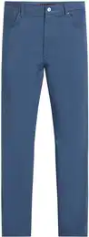 Chinohose DENTON 5PKT PRINTED STRUCTURE , Herren, Gr. 34, Lnge 34, blau (aegean sea), Web, Obermaterial: 96% Baumwolle, 4% Elasthan, unifarben, casual, slim fit knchellang, Hosen, mit Struktur