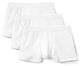 Boxershorts Natural Benefit , Herren, Gr. XXL (58/60), wei, Single Jersey, Obermaterial: 95% Baumwolle, 5% Elasthan, gemustert, normal, Unterhosen, mit formstabiler Single Jersey-Qualitt