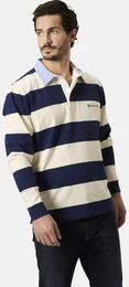 Funktionsshirt Sweatshirt VIORENTO , Herren, Gr. 64, wei (wollwei gestreift), Obermaterial: 100% Baumwolle CO., casual, regular fit normal, ohne Ausschnitt, Langarm, Shirts Sweatshirt, mit versteckter Knopfleiste