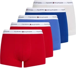 Trunk 5P TRUNK , Herren, Gr. S (48), med rd, lgh cst, vrn blu, med rd, wdg, Jersey, Obermaterial: 95% Baumwolle, 5% Elasthan, UNDERWEAR, unifarben, kontrastfarbene Details, krpernah, Unterhosen, mit Logobund