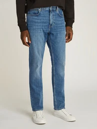 Straight-Jeans CORE HARLEM , Herren, Gr. 38, Lnge 34, blau (stone blau), Denim/Jeans, Obermaterial: 99% Baumwolle, 1% Elasthan, casual, Jeans