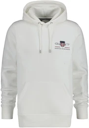 Sweatshirt Sweatshirt REGULAR MEDIUM ARCHIVE SHIELD HOODIE , Herren, Gr. XL, beige (ecru), Obermaterial: 78% Baumwolle CO. 22% Polyester PES., Sweatshirts