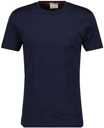 T-Shirt T-Shirt CONTRAST LOGO T-SHIRT 1er Pack , Herren, Gr. M, blau, Obermaterial: 100% Baumwolle CO., Kurzarm, Shirts