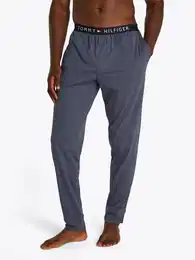 Pyjamahose JERSEY PJ PANT CUFFED , Herren, Gr. XXL (56), N-Gr, blau (desert sky), Jersey, Obermaterial: 100% Baumwolle, UNDERWEAR, meliert, Basic, Basic lang, Hosen, mit Logobund