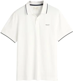 Poloshirt Poloshirt TIPPING PIQUE POLO 1er Pack , Herren, Gr. L, wei, Obermaterial: 100% Baumwolle CO., Kurzarm, Shirts