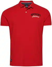 Poloshirt Poloshirt Vintage Superstate Polo , Herren, Gr. XL, rot, Obermaterial: 100% Baumwolle CO., Kurzarm, Shirts