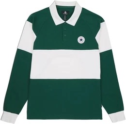 Langarm-Poloshirt MEN'S MARQUIS RETRO RUGBY POLO , Herren, Gr. XL, grn envy, Jersey, Obermaterial: 90% Baumwolle, 10% Polyester, gestreift, sportlich, Langarm, Shirts