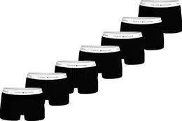 Trunk 7P TRUNK , Herren, Gr. XXL (56), blk, blk, blk, blk, blk, blk, blk, Jersey, Obermaterial: 95% Baumwolle, 5% Elasthan, UNDERWEAR, kontrastfarbene Details, krpernah, Unterhosen, mit Logobund