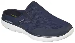 Clog SUMMITS , Herren, Gr. 42, blau (navy), Textil, sportlich, Schuhe Sommerschuh, Sommerschuh, Schlappen, Urlaub, im sportiven Look