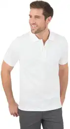 Poloshirt Poloshirt in Piqu-Qualitt , Herren, Gr. XS, wei, 100% Baumwolle, Basic, Kurzarm, Shirts