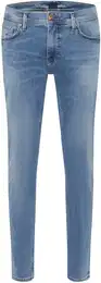 5-Pocket-Jeans Style CHRIS , Herren, Gr. 33, Lnge 30, blau (hellblau), 76% Baumwolle, 17% Lyocell, 5% Elastomultiester, 2% Elasthan, Jeans