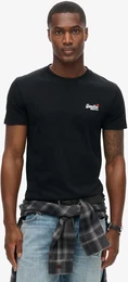 Rundhalsshirt ESSENTIAL CONTRAST EMB TEE , Herren, Gr. L, schwarz, Single Jersey, Obermaterial: 100% Baumwolle, unifarben, modisch, slim fit, Rundhals, Kurzarm, Shirts