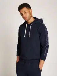 Hoodie GLOBAL STRIPE HOODY , Herren, Gr. XL, blau (desert sky), Sweatware, Obermaterial: 100% Baumwolle, casual, Langarm Bndchen, Sweatshirts