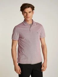 Poloshirt OXFORD TWO TONE REG POLO , Herren, Gr. XXL, regatta rot, wei, Jersey, Obermaterial: 100% Baumwolle, casual, regular fit, Kurzarm, Shirts