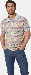 Poloshirt Poloshirt MONZIO , Herren, Gr. M, wei (wei gemustert), Obermaterial: 100% Baumwolle CO., casual, regular fit normal, ohne Ausschnitt, Kurzarm, Shirts, im sommerlichen Look