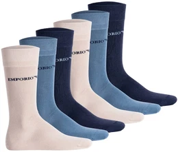 Socken Socken 6er Pack , Herren, Gr. 40, marine, nude, blau, Obermaterial: 74% Baumwolle CO. 24% Polyamid PA. 2% Elasthan EL., Socken