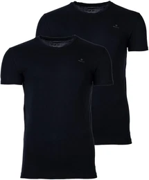 T-Shirt T-Shirt 2er Pack , Herren, Gr. S, schwarz, Obermaterial: 100% Baumwolle CO., Kurzarm, Shirts