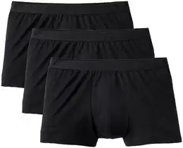 Boxershorts Boxershort New Boxer Natural Benefit 3P 3er Pack , Herren, Gr. XXL, schwarz, Obermaterial: 95% Baumwolle CO. 5% Elasthan EL., Unterhosen