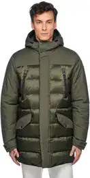 Langjacke SAPIENZA , Herren, Gr. 52, deep depths, deep dep, Web, Obermaterial: 100% Polyester. Futter: 100% Polyamid. Wattierung: 100% Polyester, unifarben, casual, Basic hftbedeckend, Langarm eingesetzt mit Druckknopf, Jacken, im Materialmix, 4