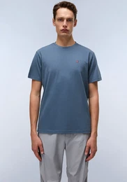 T-Shirt SALIS SS SUM , Herren, Gr. XXL, stormy weat g1y, Obermaterial: 100% Baumwolle, casual, Rundhals, Kurzarm, Shirts