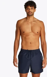 Badeshorts MEDIUM DRAWSTRING , Herren, Gr. L (52), N-Gr, blau (desert sky), Polyester, SWIMWEAR, unifarben, casual, Badehosen, mit Logostickerei an der Hfte