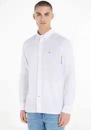 Langarmhemd LA-Hemd Flex Poplin Gr. L, N-Gr, wei (white) Herren Hemden