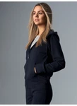 TRIGEMA Sweatjacke Kapuzenjacke blau