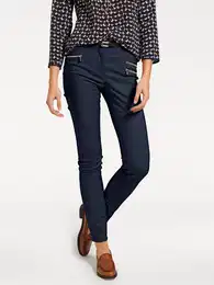Stretch-Hose Gr. 17, Kurzgren, blau (marine) Damen Hosen