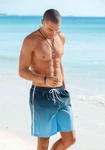 Buffalo Badeshorts mit Farbverlauf marine/blau