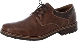 Schnrschuh Gr. 42, braun (wood, toffee) Herren Schuhe mit gepolsterter Innensohle, Freizeitschuh, Halbschuh, Schnrschuh