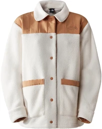 Damen Cragmont Fleece Mantel (Gre L, weiss)