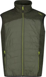 Herren Hybrid Weste (Gre L, gruen)