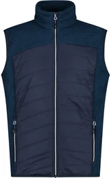 Herren Hybrid Weste (Gre L, blau)