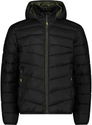 CMP Herren Jacke MAN JACKET SNAPS HOOD schwarz/nero mel.
