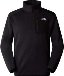 Herren Crest 1/4 Zip Pullover (Gre S, schwarz)